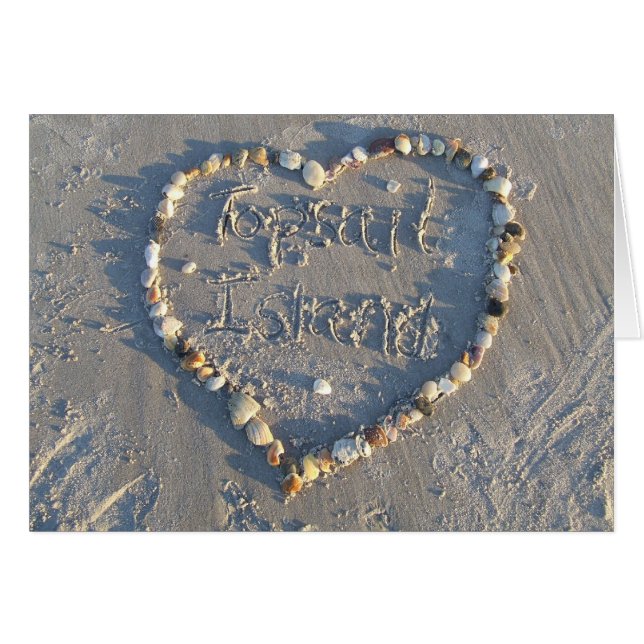 Topsailの島、NC (正面横)