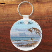 TOPSAILビーチ1、ノースカロライナ州、Nトッサイ… キーホルダー (正面)