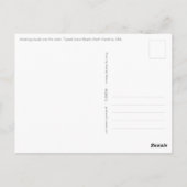 Topsail島の上に脂肪の雲ビーチNC USA写真 ポストカード (裏面)