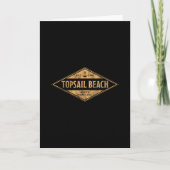 Topsail Beach North Carolina Souvenir Vacation Vin カード (正面)