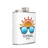 Topsail Beach North Carolina Sunglasses フラスク (右)