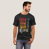 Topseyテキサス州テキサス州TXトータル太陽のEclipse 2024 5 Tシャツ (正面フル)
