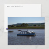 Topsham Turfフェリー, Topsham, Devon, UK ポストカード (正面/裏面)
