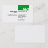 TopTag – 緑 名刺 (正面/裏面)