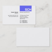 TopTag – 電気ブルー 名刺 (正面/裏面)