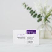 TopTag University -深い紫 名刺 (スタンド正面)