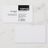 TopTag v2 – トーンコーナー – グレー 名刺 (正面/裏面)