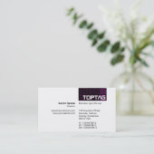 TopTag v2 – トーンコーナー – マゼンタ 名刺 (スタンド正面)