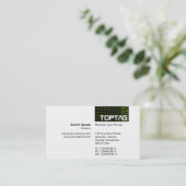 TopTag v2 – トーンコーナー – 緑 名刺 (スタンド正面)