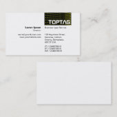 TopTag v2 – トーンコーナー – 黄 名刺 (正面/裏面)