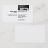 TopTag v2 – 電気プール01 名刺 (正面/裏面)