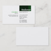 TopTag v3 – トーンコーナー – 緑II 名刺 (正面/裏面)