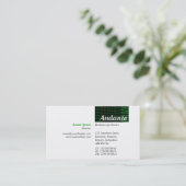 TopTag v3 – トーンコーナー – 緑II 名刺 (スタンド正面)