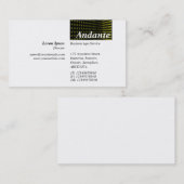 TopTag v3 – トーンコーナー – 黄 名刺 (正面/裏面)