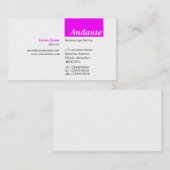 TopTag v3 – マゼンタ 名刺 (正面/裏面)