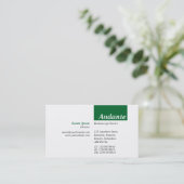 TopTag v3 – 森林（緑） 名刺 (スタンド正面)