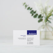 TopTag v3 -深い海軍 名刺 (スタンド正面)