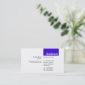 TopTag v3 -深い青 名刺 (スタンド正面)