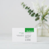 TopTag v3 – 緑 名刺 (スタンド正面)