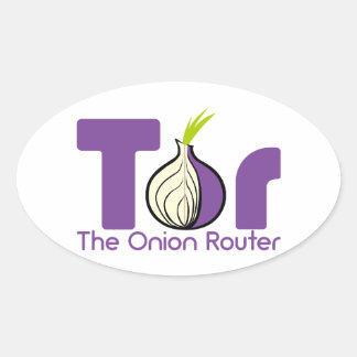 Tor – オニオンルーター 楕円形シール