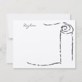 Torahのスクロール・バー(ユダヤ教の)バル・ミツバーは感謝していしています ノートカード (正面)