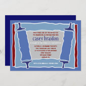 TORAHのテーマのバーのバルミツワーのクールな招待状 招待状 (正面/裏面)