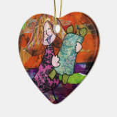 Torahの女の子 セラミックオーナメント (左)