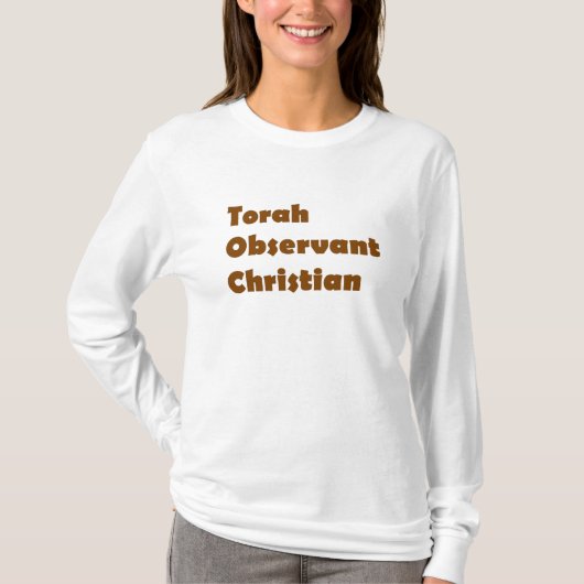 Torahの慎重なクリスチャン Tシャツ (正面)