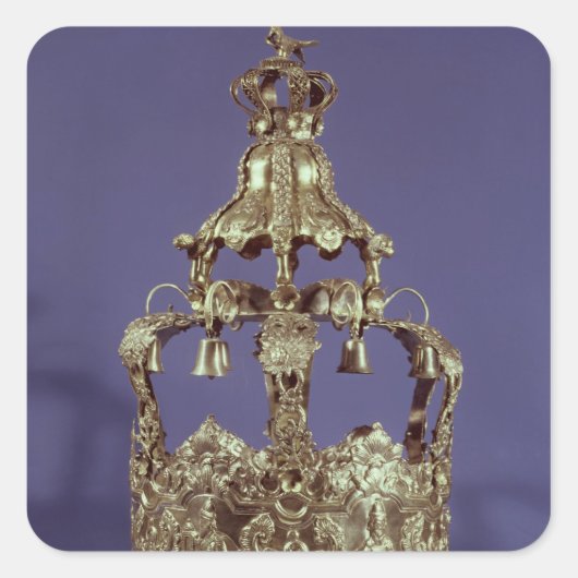 Torahの王冠 スクエアシール (正面)