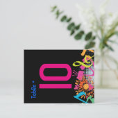 TORAHフローラテーブルのシーティングカードの音 ポストカード (スタンド正面)