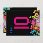 TORAHフローラテーブルのシーティングカードの音 ポストカード (正面/裏面)