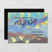 TORAH絵を描バーバルミツワー返信カード 出欠カード (正面/裏面)