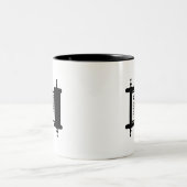 "Torah」のピクトグラムのマグ ツートーンマグカップ (中央)