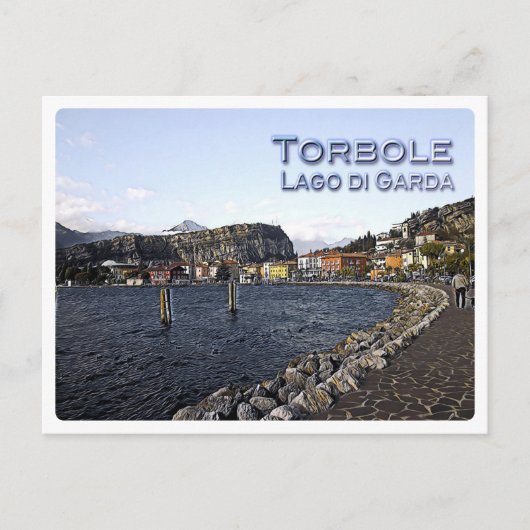 TORBOLE – ガルダ湖 – 歩く – トレンティーノ – ポストカード (正面)