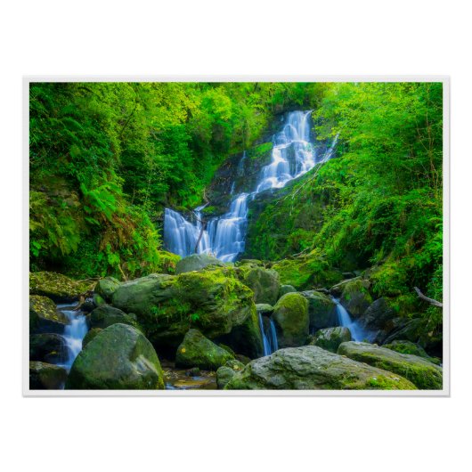 Torc Waterfall Poster | Killarney Park Ireland ポスター (正面)