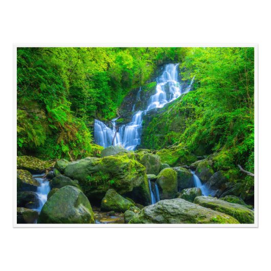 Torc Waterfall Wall Art | キラーニー公園 アイルランド フォトプリント (正面)