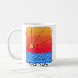 torch湖の日の出 コーヒーマグカップ