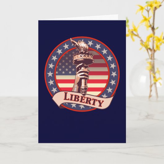 Torch of Liberty カード (黄色い花)