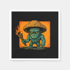 Torch & Temper – Mushroom Beast Design スタンダードカクテルナプキン