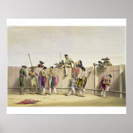 Toreros Reposing between the Bulls, 1865 (color l ポスター (正面)