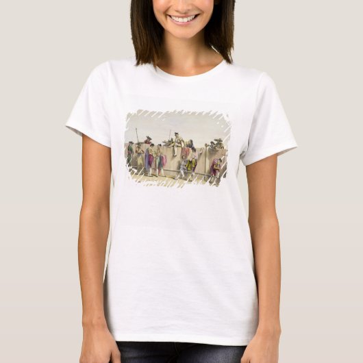 Toreros Reposing between the Bulls, 1865 (color l Tシャツ (正面)