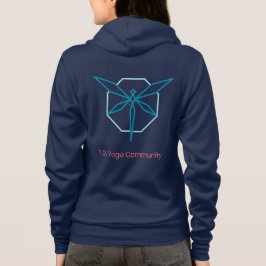 Tori G. Yoga Dragonfly Community Zip-Up フーディー パーカ