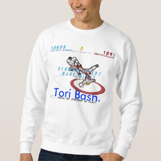 toribash-1のトルスの強打 スウェットシャツ (正面)