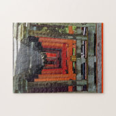 Torii gates - Kyoto, Japan, Asia ジグソーパズル (横)