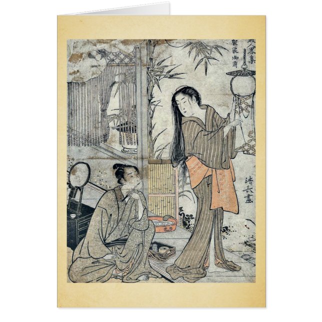 Torii、Kiyonaga著平安時代のKesa Gozen (正面)
