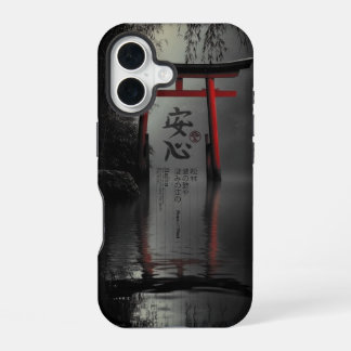 Torii Tranquility: 見つめる心の安らぎ iPhone 16ケース