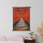 Torii Tunnel of Fushimi Inari 吊り下げ型タペストリー (寝室)