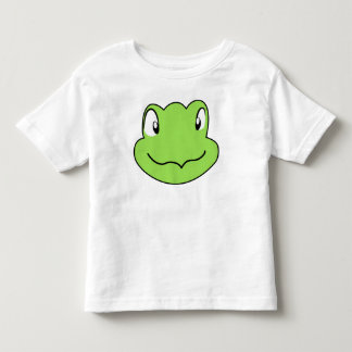 Torin the Turtle Cartoon Smiling Face トドラーTシャツ