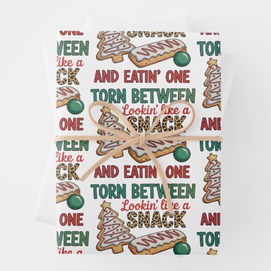 Torn Between Looking Like A Snack And Eating One ラッピングペーパーシート (インサイチュ)