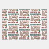 Torn Between Looking Like A Snack And Eating One ラッピングペーパーシート (正面)